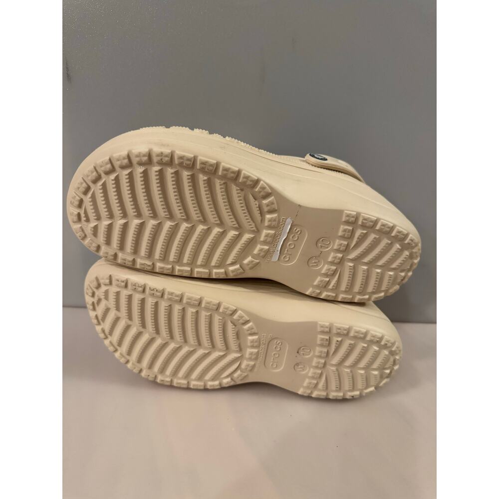 Crocs Women's Baya Platform Clog Sandal Color: Off White Sz 10 - Picture 7 of 7